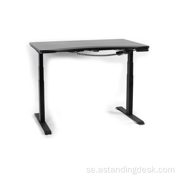 Svart justerbar stand up Dual Motor Electronic Table